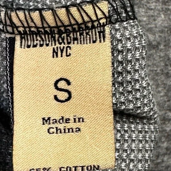 Hudson & Barrow Men's Colorblock Hoodie Small‎ Black/Gray Cotton/Polyester Blend - Picture 5 of 7